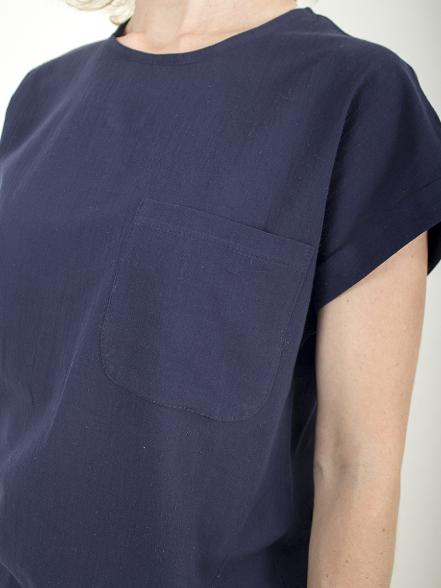 Блузка Для женщин "Fishka" Арт W-Sm202 р-р 48-50 с полукруглым вырезом