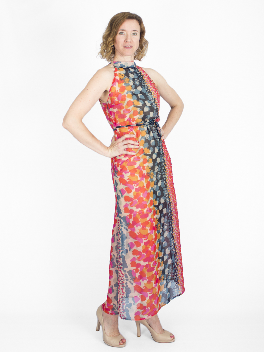 Платье Для женщин "Fishka" Арт W-Sm203 р-р 40-42 "Манго"на подкладе